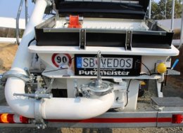 Odovzdanie čerpadla betónu BSF38.16H spoločnosti VEDOS